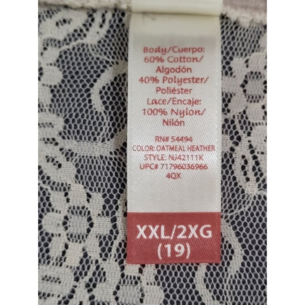 No Boundaries y2k Juniors sz XXL Lacy Neutral Button Front Cardigan Lightweight - Picture 9 of 9